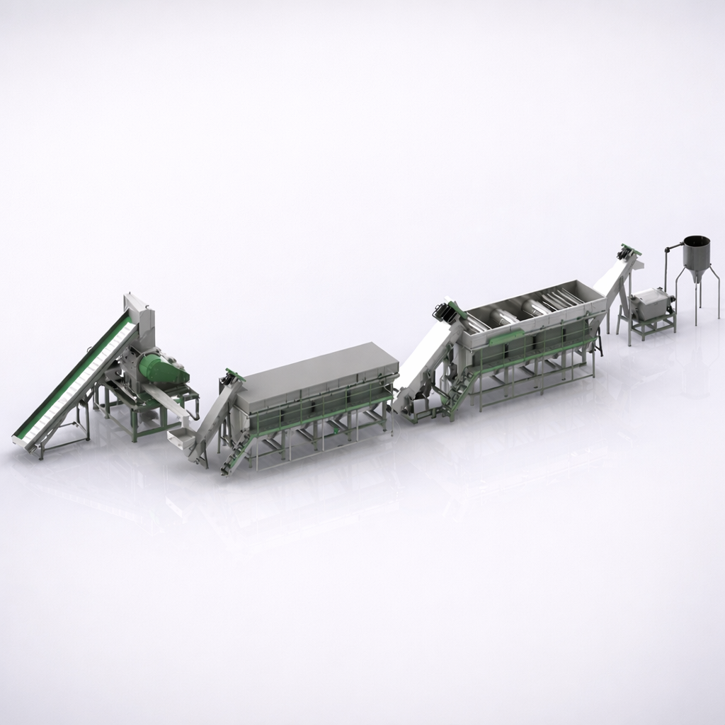 lavaderos para reciclaje industrial de máquinas