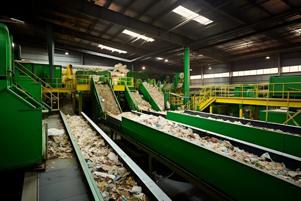 cadena de reciclaje plastico